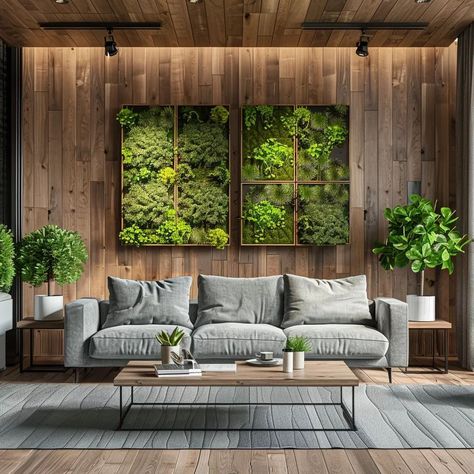 I present to you interior panels made of sublimated moss. These panels fit perfectly into any interior style, refreshing the space and adding a touch of harmony with nature. Designers from around the world confidently use this solution in their projects. The panels require minimal care, just keep them away from direct sunlight I can create these panels to order, specifically for your home or project (if you're a designer). The size, shape, and composition can be customized to your needs. The ... Interior Styling, Lounge, Around The Worlds, Canning, Design