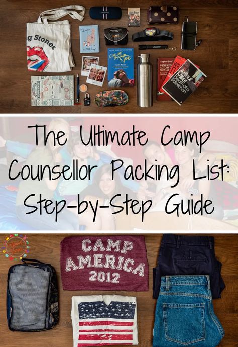 Ultimate Camp Counsellor Packing List: Step-by-Step Guide | Almost Ginger 5 Day Trip Packing List Summer, Church Camp Counselor, Pack For Camp, Camp Counselor Outfit, Summer Camp Packing List, Church Camp Packing, Summer Camp Outfits, Summer Camp Packing, Plane Hacks