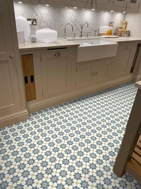 Sheet Vinyl Flooring in Moroccan Tile Design for Kitchens and - Etsy Sheet Linoleum, Flooring Ideas Vinyl, Moroccan Tile Design, Blue Moroccan Tile, Vinyl Flooring Bathroom, Vinyl Flooring Kitchen, Vinyl Sheet Flooring, Sheet Vinyl Flooring, Bathroom Vinyl