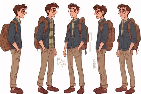 Peter Parker Illustration, Peter Parker Design, Peter Parker Character Design, Peter Parker Inspired Outfit, Character Turnaround Reference, Peter Parker Outfit Ideas, Peter Parker Outfit, Character Design Turnaround, Character Turnaround Sheet