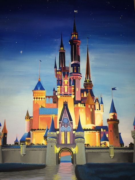 Disney Castle Sketch, Disneyland Drawing, Disney Castle Painting Easy, Disney Castle Painting, Rapunzel Castle Painting, Disney Stills, Disneyland Castle Drawing, Disney Castle Drawing, Disney Castle Wall Painting