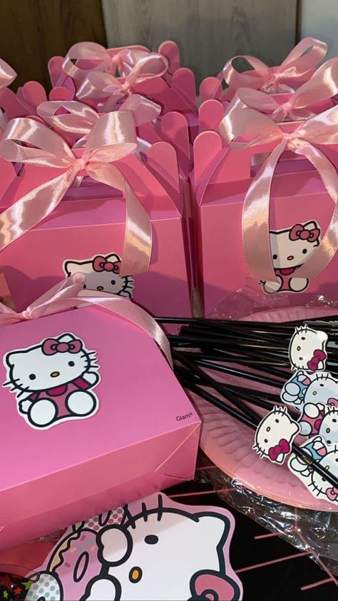 Hello Kitty 12 Birthday, Hello Kitty 16th Birthday Party Ideas, Hello Kitty 30th Birthday, Hello Kitty 3rd Birthday Party, Hello Kitty 1st Birthday Party Ideas, Sanrio Quinceanera, Hello Kitty Quinceanera Theme, Hello Kitty Goodie Bags, Hello Kitty First Birthday Party Ideas