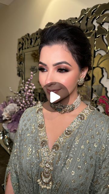 Punjabi Makeup Looks, Pakistani Bridal Makeup Hairstyles, Bridal Makeup Tutorial, Wedding Guest Makeup, Pakistani Bridal Makeup, Bridal Eye Makeup, Makeup Tutorial Step By Step, Draping Fashion, Stunning Makeup