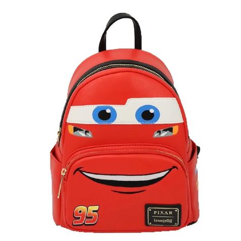 Loungefly Addicts on Instagram: “New Lightning McQueen bag revealed by @grotto_treasures Use code LFADDICTS5 for 5% off!” Nightmare Before Christmas Backpack, Disney Purses, Marvel Backpack, Cars Lightning Mcqueen, Minnie Mouse Backpack, Animal Backpacks, Minnie Mouse Ears Headband, Floral Backpack, Loungefly Bag