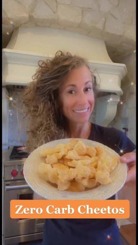 My Easy Cheetos will blow your mind! All of the flavor, none of the junk. This is a snack you can feel good about 💪 #cheetos ##snack #cheeselover #lowcarb #keto #mariaemmerich | Keto Adapted - Maria Emmerich | Keto Adapted - Maria Emmerich · Original audio Keto Adapted Maria Emmerich, Maria Emmerich Recipes, Keto Maria, Ketovore Diet, Maria Emmerich, Sugar Free Lifestyle, Ketogenic Diet Menu, Cheese Puff, Low Carb Snack