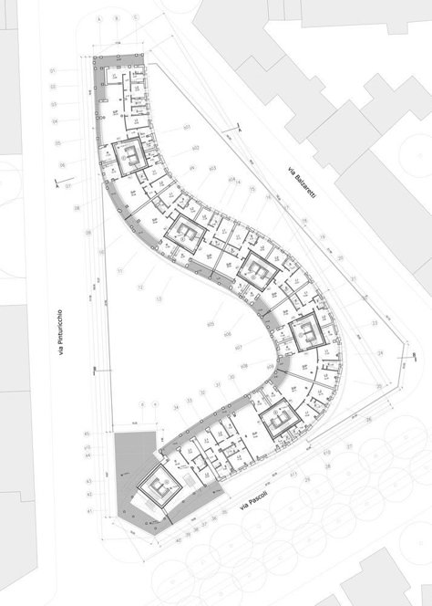 Organic Architecture Concept, Koshino House, Parking Plan, Curve Building, Form Architecture, Hotel Design Architecture, Organic Structure, Hotel Plan, Hotel Concept