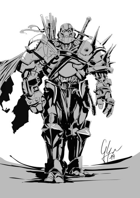 [RF] Bul, Warforged fighter for u/tshauver : characterdrawing Warforged Juggernaut, Lord Of Blades, Warforged Barbarian, Dnd Eberron, Dnd Warforged, Warforged Dnd, Barbarian Dnd, Rune Knight, Dnd Races