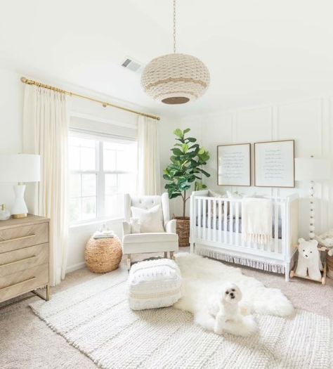 Interior Design Service nursery | Etsy Chanel Decoration, Gender Neutral Nursery Design, Nursery Design Neutral, Greenery Flowers, Baby Nursery Inspiration, Nursery Trends, Natural Nursery, Unisex Nursery, Nursery Room Design