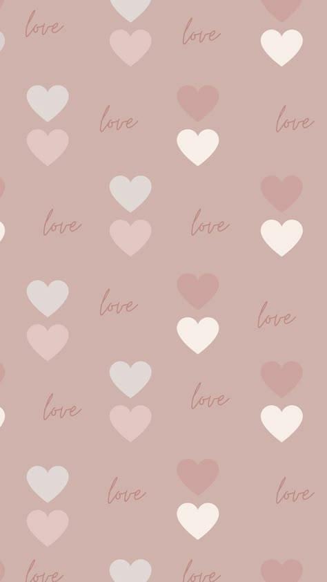 love design hearts shades of pink and tan grey Love Whatsapp Wallpaper, Boho Heart Wallpaper, Background Aesthetic Heart, Cute Pink Backgrounds Aesthetic, Valentines Phone Backgrounds, Valentine Iphone Wallpaper, February Phone Wallpaper, Valentines Phone Wallpaper, Love Heart Wallpaper