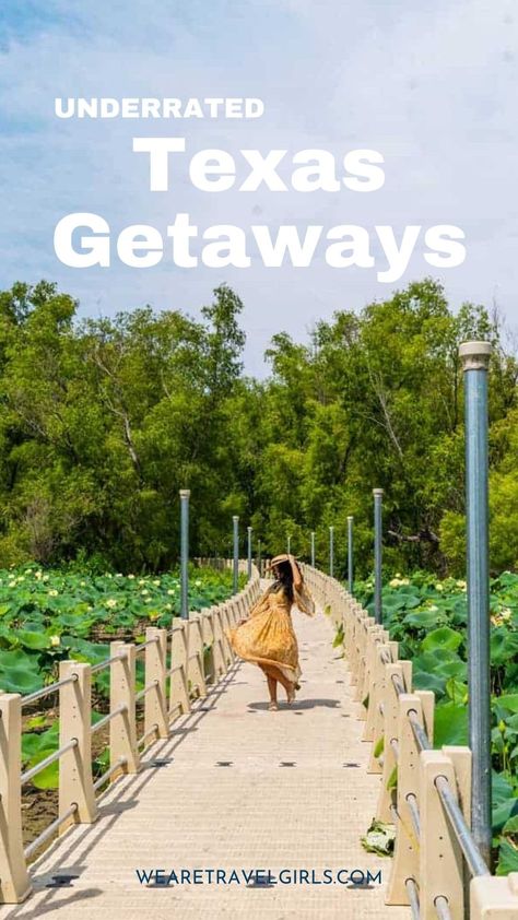 10 Underrated Texas Getaways You Should Know About | We Are Travel Girls Weekend Trips In Texas, Texas Girls Trip, Texas Weekend Getaways, Texas Getaways, Texas Travel Guide, Planning Trips, Texas Destinations, Vacations In The Us, Girls Trips