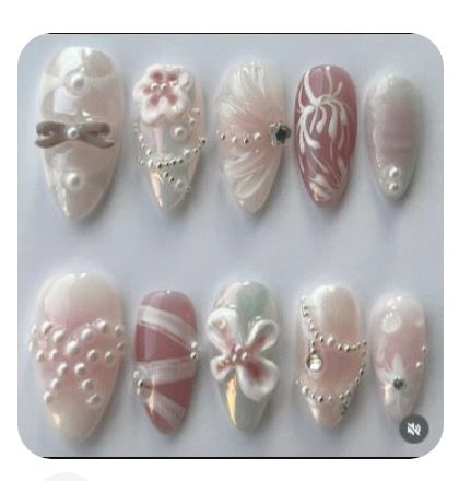 Xiaohongshu Nails, Nails Chinese, Nails Korean, Fake Nails Designs, Asian Nails, Blush Nails, Pretty Gel Nails, Really Cute Nails, Soft Nails