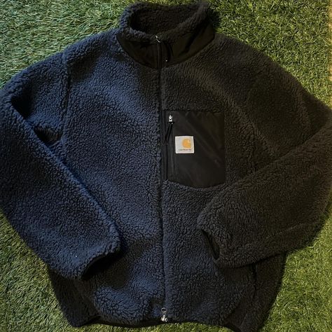 Item 🧤: Carhartt black/grey fleece jacket
Size 📏:... - Depop Carhartt Jacket Outfit, Carhartt Fleece, Bf Gift, Grey Fleece Jacket, Christmas Fits, Clothing Wishlist, Wood Clothes, Bf Gifts, William Blake