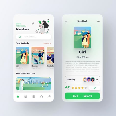 Library App, App Design Layout, Ios App Design, Mobile App Design Inspiration, Mobile Ui Design, App Layout, App Design Inspiration, Travel App, App Ui Design