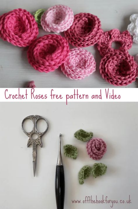 Crochet Rose Bookmark, Rose Bookmark, Cloche Hat Pattern, Homemade Teacher Gifts, Crochet Rose Pattern, Spiral Crochet, Bookmark Pattern, Crochet Hearts, Crochet Flowers Easy