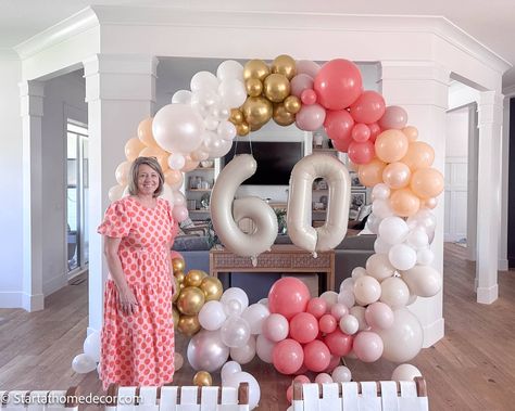 60th birthday party ideas to celebrate that special milestone with family and friends. Embrace that new decade in style! Birthday Party Ideas 60 Women, Pink 60th Birthday Party Ideas, Mother Birthday Party Ideas, 60 Birthday Party Decoration For Women, 60th Birthday Balloon Ideas, 60 Th Birthday Decoration Ideas, Small 60th Birthday Party Ideas, 60th Surprise Birthday Party Ideas Mom, Womans 60th Birthday Party Ideas