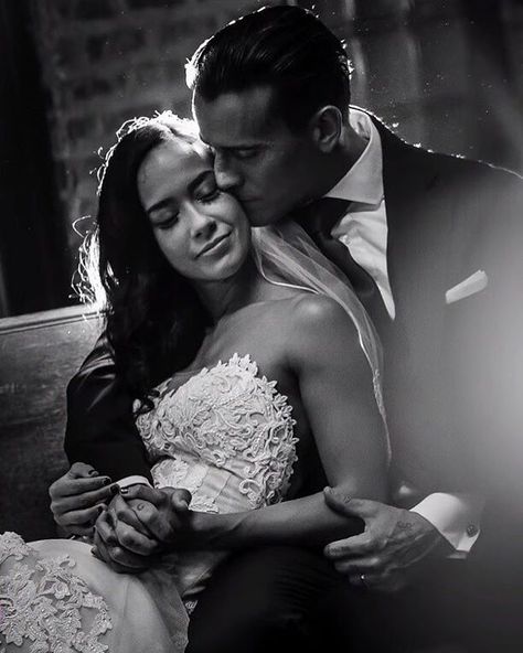 On Friday, June 13, 2014, Phil Brooks (CM Punk) married girlfriend April Mendez (WWE Diva AJ Lee) in a private ceremony in Chicago, Illinois. Cm Punk Aj Lee, Wwe Couples, Punk Wallpaper, Aj Lee, Wwe Tna, Bella Twins, Cm Punk, Wwe Womens, Female Wrestlers