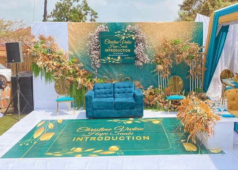 Wedding Decorations In Uganda, Introduction Decoration Ideas, Yoruba Introduction Decoration, Kukyala Decoration Uganda, Kwanjula Decor Uganda, Photobooth Decoration, Wedding Photo Booth Ideas, Stage Decoration Photos, Booth Decoration