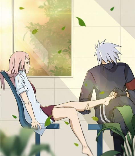 Naruto, Hatake Kakashi, Kakashi, Sakura Kakashi Sakura Kakasaku, Sakura And Kakashi, Kakashi X Sakura, Kakashi And Sakura, Kakashi Sakura, Hatake Kakashi, Anime Ninja, Naruko Uzumaki, Kakashi Sensei