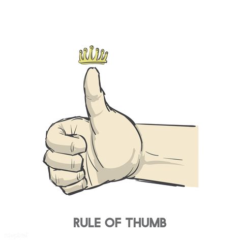 Free image by rawpixel.com Free Illustration Images, Rule Of Thumb, Crown Design, Best Practice, Free Image, Icon Set, Designs To Draw, Peace Gesture, Quotes