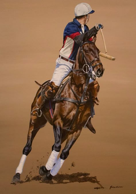 Polo Paintings Horses, Polo Game Aesthetic, Polo Painting, Polo Aesthetic, Polo Lounge, Expensive Sneakers, Polo Game, Christiane Amanpour, Horse Polo