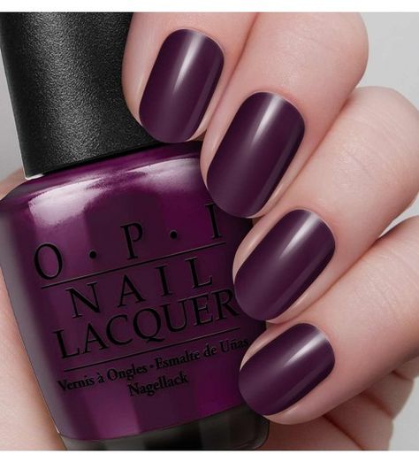 Black Cherry Chutney - Nail Lacquer | OPI UK Gel Opi, Opi Gel Nail Polish, Opi Nail Polish Colors, Hollywood Nails, Opi Gel Nails, Emerald Nails, Dark Nail Polish, Uk Nails, Opi Nail Colors