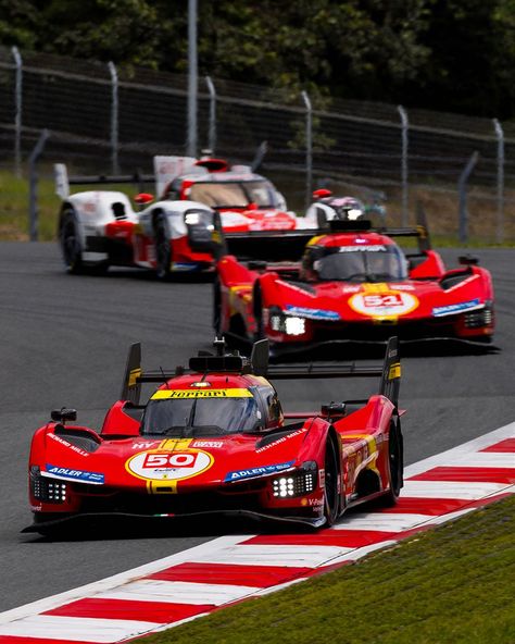 😮‍💨😮‍💨😮‍💨 Just over 2 hours of racing to go at Fuji Speedway 🇯🇵 #WEC #6HFuji | Instagram Wec Racing, Ferrari Race Car, Jdm Retro, Ferrari 499p, Lemans Racing, Gt Racing, 24h Le Mans, Ferrari World, Endurance Racing