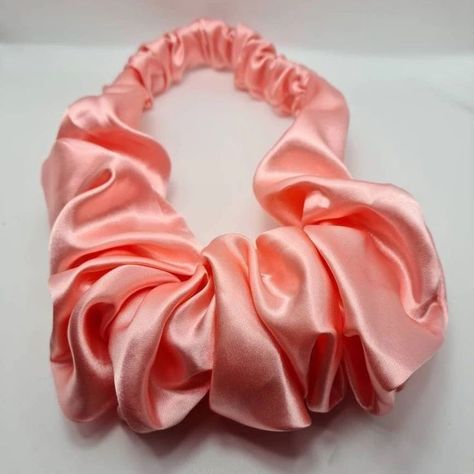 Head band scrunchies Available as seen✅ For 3000 naira #viral #scrunchiestyle #smallbusinessowner #abeokutavendors Satin Hair Band, Crochet Hairband Pattern, Scrunchie Business, Twisted Knot Headband, Hair Ads, Ruffle Headband, Scrunchie Headband, Silk Hair Bonnets, African Hair Wrap