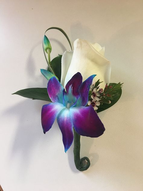 Galaxy Orchid Wedding, Galaxy Orchid Bouquet, Galaxy Orchid, Galaxy Orchid Centerpieces Wedding, Blue Orchid Wedding Bouquet, Blue Orchid Corsage, White Roses And Blue Orchid Bouquet, Blue Orchid Wedding, Orchid Corsages