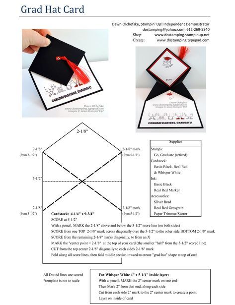 Graduation Cards Diy, Red Whisper, Graduation Cards Handmade, Diy Graduation Gifts, Grad Hat, Grad Cards, Graduation Diy, Fancy Fold Cards, Card Making Techniques