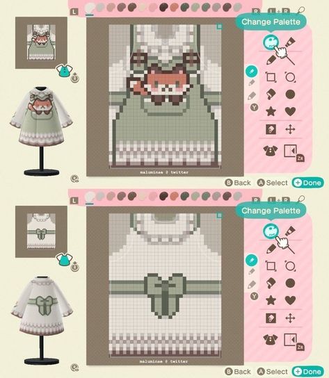 Cottagecore Animal Crossing, 헬로키티 배경화면, Animal Crossing Patterns, Animal Crossing Outfits, Acnh Patterns, Animal Crossing 3ds, Animal Crossing Funny, Animal Crossing Fan Art, Animal Crossing Memes