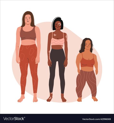 Body Diversity Illustration, Diversity Illustration, Flat Vector Illustration, Woman Illustration, Body Positive, Beauty Standards, Flat Vector, Children Illustration, Body Positivity