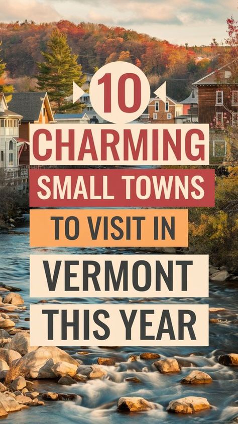 Vermont’s small towns are full of charm, and these 10 are perfect for a cozy getaway. From picturesque streets to quaint shops, experience the best of Vermont. Save this pin to explore these charming towns on your next trip! Best Small Towns In Vermont, Southern Vermont Things To Do, Reading Vacation, Vermont Foliage, Cozy Getaway, Vermont Travel, Montpelier Vermont, Vermont Vacation, New England Usa