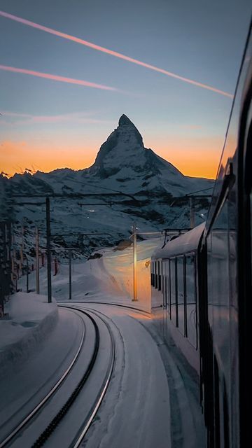 Zermatt Switzerland Winter, Switzerland Sunset, Environmentalism Quotes, Matterhorn Switzerland, Nature Scene Tattoo, Zermatt Switzerland, Winter Sunrise, Swiss Travel, Visit Switzerland