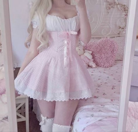 Kawaii Outfit Ideas, Cottage Dress, Kawaii Outfit, Kawaii Outfits, Fotografi Vintage, Kawaii Fashion Outfits, Kawaii Dress, Swaggy Outfits, Alternative Outfits