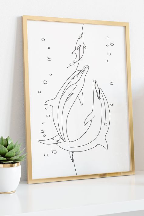 Excited to share this item from my #etsy shop: Dolphin One Line Art, Sea animal Line Drawing, modern line art, Minimalist Line Art, fish line print, Modern Minimal Art, one line art print Excited to share this item from my #etsy shop: Wall Decor Set of 3 Prints Abstract woman Botanical Line Art Illustration Modern Living Room Wall Art Printable Posters Minimalist Gallery #onelinedrawing #abstractlineart #minimalistlineart #singlelineart #onelineprint #modernminimalart #minimallineart #modernlin Line Art Drawings Ocean, Dolphin Line Art, Ocean Line Art, Line Art Dolphin, Line Drawing Sea Creatures, Single Line Ocean Animals, Animal Line Drawings, Whale Wall Art, Sea Illustration