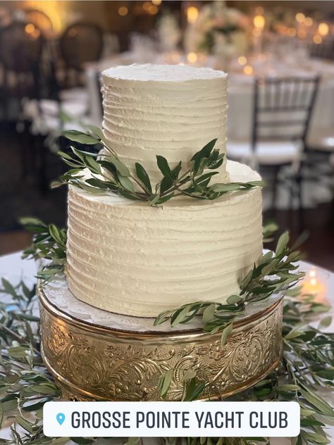 Small Wedding cake with olive branches Wedding Cakes Buttercream, Small Wedding Cake, Buttercream Wedding Cakes, Fondant Wedding Cakes, Small Wedding Cakes, Buttercream Wedding Cake, Olive Branches, Gum Paste Flowers, Sugar Flowers