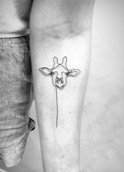 Giraffe Small Tattoo, Tiny Giraffe Tattoo Simple, Small Tattoos Giraffe, Monkey Silhouette Tattoo, Minimal Giraffe Tattoo, Single Line Giraffe Tattoo, Tattoo Ideas Giraffe, One Line Giraffe Tattoo, Simple Giraffe Tattoo Outline