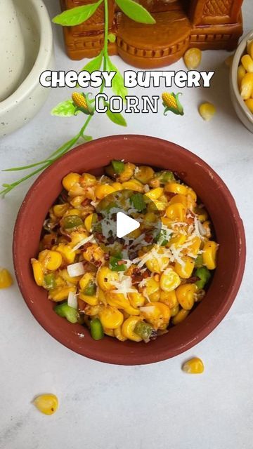 Harshita Choudhary on Instagram: "Cheesy and Buttery Corn for your Evening cravings😋 . Ingredients- 🔺Sweet corn 🔺Butter 🔺Green chilli 🔺Cheese 🔺Red chilli powder 🔺Salt 🔺Black pepper powder 🔺Chilli flakes 🔺Chaat masala 🔺Oregano 🔺Black pepper powder 🔺Veggies of your choice . Keep following @yummy_tummy25 for more such recipes. . #sweetcorn #cornchaat #eveningsnacks #easyrecipes #recipeoftheday #foodfood #foodieforever #foodstagram #healthyeating #cheesycorn #instafoodie #rajasthanifood #northindianfood #cheeserecipes #foodgasm" Corn Recipes Indian, Sweetcorn Recipes, Italian Corn, Corn Chaat Recipe, Corn Butter, How To Make Chilli, Cheese Scone Recipes, Buttery Corn, Rajasthani Food