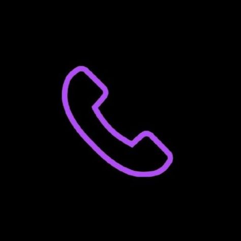 Neon Purple Phone Icon, Purple Neon App Logos, Phone Purple Icon, Purple Phone Icon, Dark Purple Logo, App Icon Neon, Lavender Icon, App Icon Purple, Neon App Icons