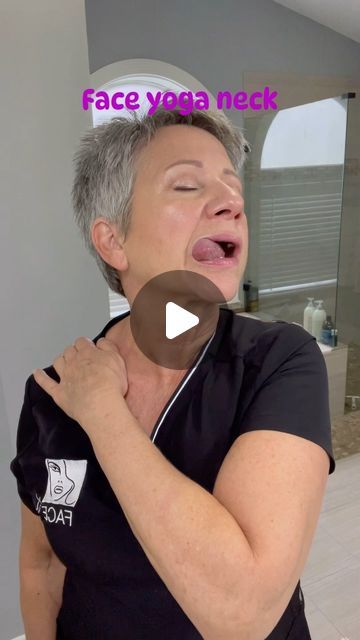 Nicholle Roberson - FACEit on Instagram: "This exercise helps to smooth fascial adhesions in the platysma and increase mobility of the tissues. Great for saggy neck and jowls. #FACEit #FACEitjax #nikkisquicktips #esthetcian #jacksonvillebeach #neptunebeach #saggyneck #saggyjowls" Skin Exercise, Saggy Neck, Double Chin Exercises, Increase Mobility, Sagging Neck, Chin Exercises, Neck Yoga, Face Yoga Facial Exercises, Neck Exercises