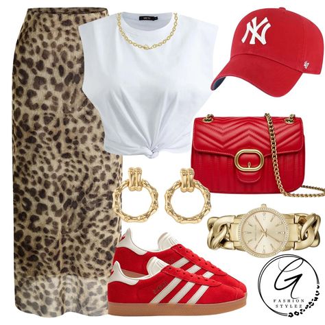 LEOPARD AND RED IS ALWAYS A GO ❤️🐆 ✨SHOP THE LOOK! LINKS TO OUTFIT IN WEBSITE UNDER SUMMER STYLEZ, CLICK LINK IN BIO ✨ #Fashion #Style #OOTD #FashionFinds #AmazonFashion #ShopTheLook #Fashionista #InstaFashion #WomenStyle #streetwearfashion #ootdfashion #streetwear #AmazonDeals #AmazonAffiliate #OutfitInspo #OutfitInspiration Backyard Bbq Outfit Ideas Summer Casual, Cheetah And Red Outfit, Cheetah Print And Red Outfit, Red And Cheetah Outfit, Red And Leopard Outfit, Town Fair Outfit, Cheetah Outfit Ideas, Red Hat Outfit, Leopard Outfit Ideas