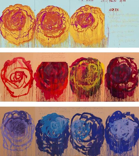 I saw the Cy Twombly roses today and they are huge and quite breathtaking! Cy Twombly Apartment, Twombly Paintings, Cy Twombly Roses, Flowers Painting Abstract, Cy Twombly Sculpture, Cy Twombly Paintings, Painting Abstract Flowers, Odilon Redon Cyclops, Lexington Virginia