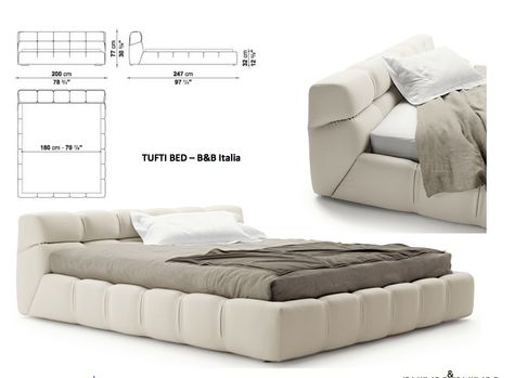 Tufti bed B&b Bed, Tuffeted Bed, Fluff Bed Bonaldo, Bed Puffy Design, Tufty Bed, Behance Bed, Bb Italia Bed, Bed Back Design, Italian Bed