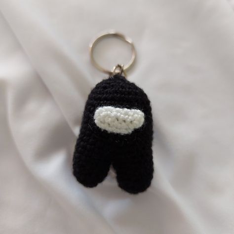 Crochet Keychains For Men, Crochet Keychain For Men, Crochet For Christmas, Mens Keychains, Crochet Keychain, Mini Things, Knitting Ideas, Among Us, Crochet Clothes