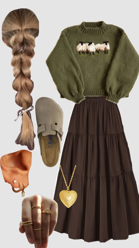 Cottagecore Outfit Ideas, Modesty Outfits, Cottagecore Outfits, Earthy Outfits, Winter Fashion Outfits Casual, Teacher Outfits, Modest Fashion Outfits, Outfit Inspo Fall, Winter Fashion Outfits