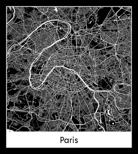 Paris Map Illustration, Paris Buildings, Map Of Paris, Noir Detective, Leather Coaster, Plan Paris, Medieval City, Rpg Maps, City Road