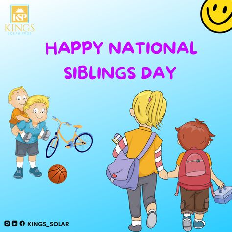 National Siblings Day is a special holiday that honors our brothers and sisters and allows us to recognize their importance in our lives. So remember to hug your siblings and tell them how much you love them. #siblings #family #love #sister #brothe #brothersisterlove Happy National Siblings Day, Sibling Day, National Siblings Day, Sisters Day, Siblings Day, Valentine Week, National Sibling Day, Brother And Sister Love, Valentine's Week