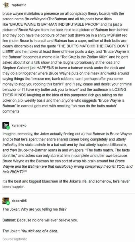 Only In Gotham Tumblr Posts, Only In Gotham, Dc Funny, Batfamily Funny, Wayne Family, Batman Funny, Batman Universe, Fandom Memes, Dc Memes