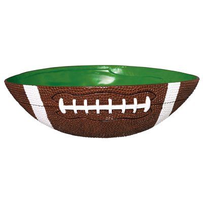 Amscan Large Football 112 fl oz. Serving Bowl Super Bowl Trivia, Football Centerpieces, Football Party Supplies, Party Bowls, Football Birthday Party, Nfl Detroit Lions, Football Decorations, Super Bowl Sunday, Football Birthday