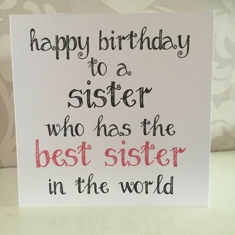 Happy Birthday Greetings Sister, Birthday Greetings Sister, Funny Birthday Quotes For Sister, Sister Birthday Cards, Birthday Quotes For Sister, Funny Birthday Quotes, Birthday Verses For Cards, Happy Birthday Sister Quotes, Birthday Verses